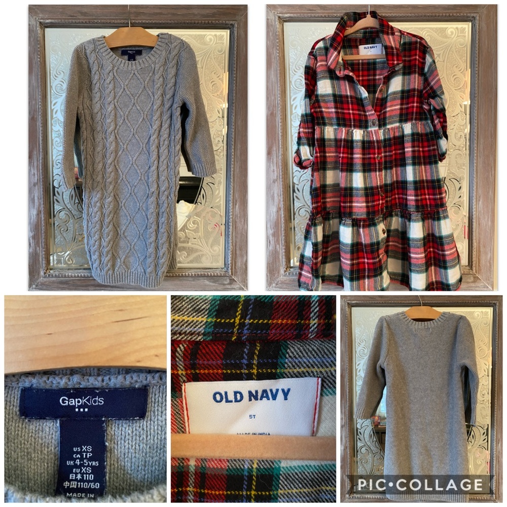 Girls dresses Gap and H&M 4t 5t